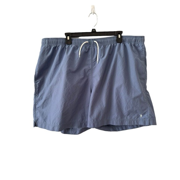 POLO SPORT Men's Blue Mesh Lined Swim Trunks Size 2X BIG - Picture 1 of 7